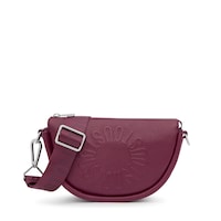 Medium burgundy leather Crossbody bag TOUS Miranda