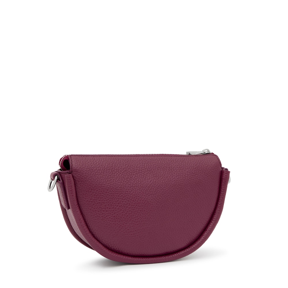 Medium burgundy leather Crossbody bag TOUS Miranda image number 1
