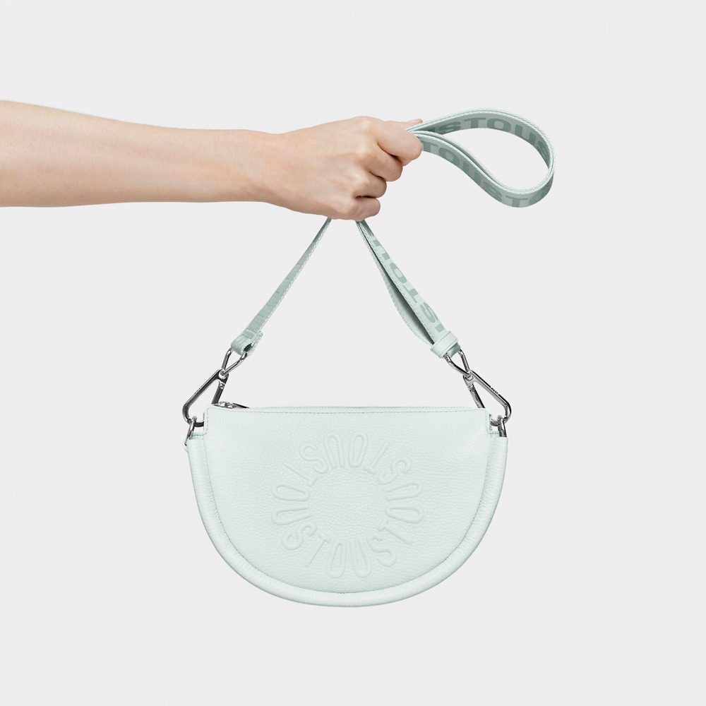 Medium light blue leather Crossbody bag TOUS Miranda