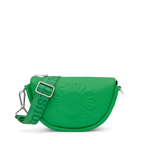 Medium green leather Crossbody bag TOUS Miranda image number 0