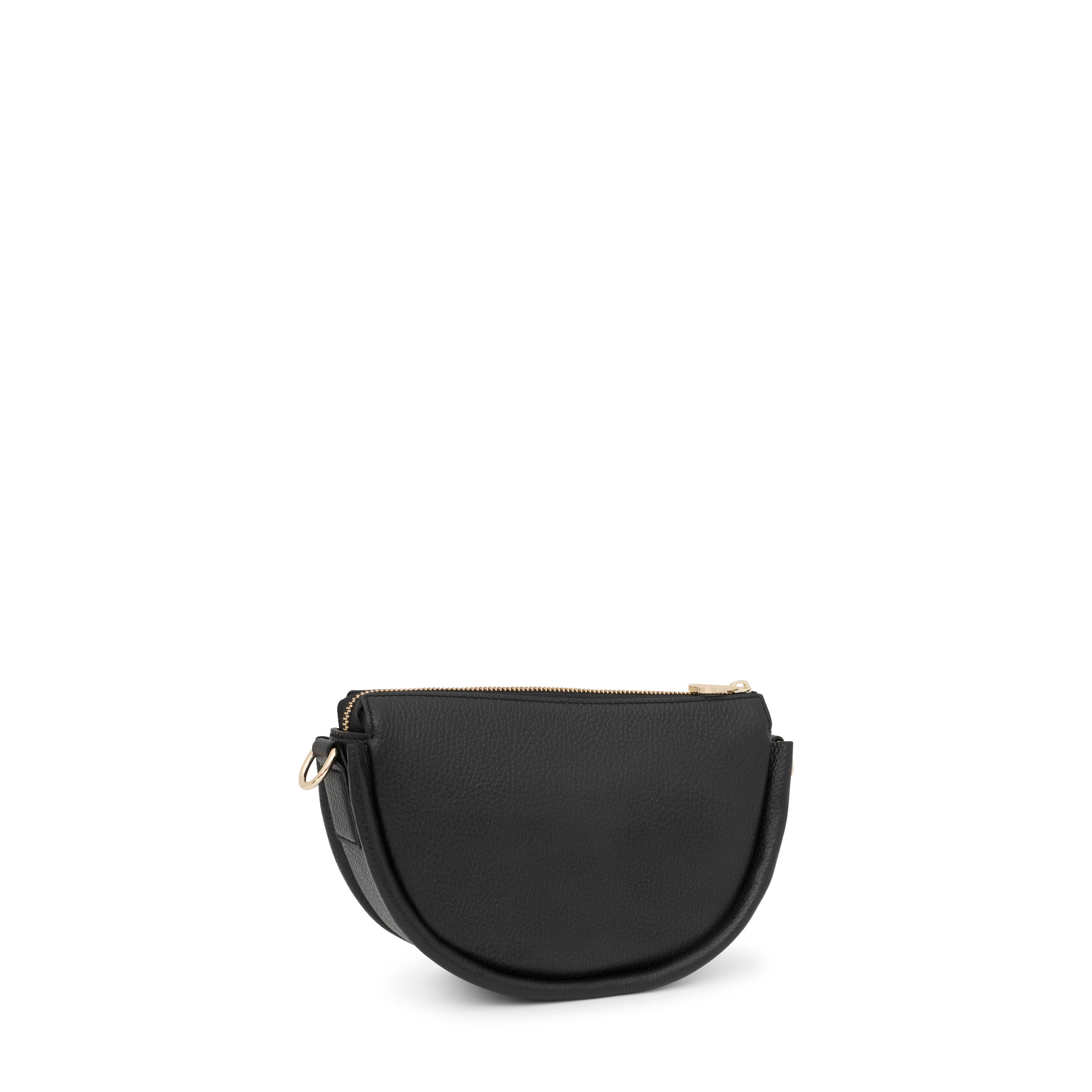 Medium black leather Crossbody bag TOUS Miranda