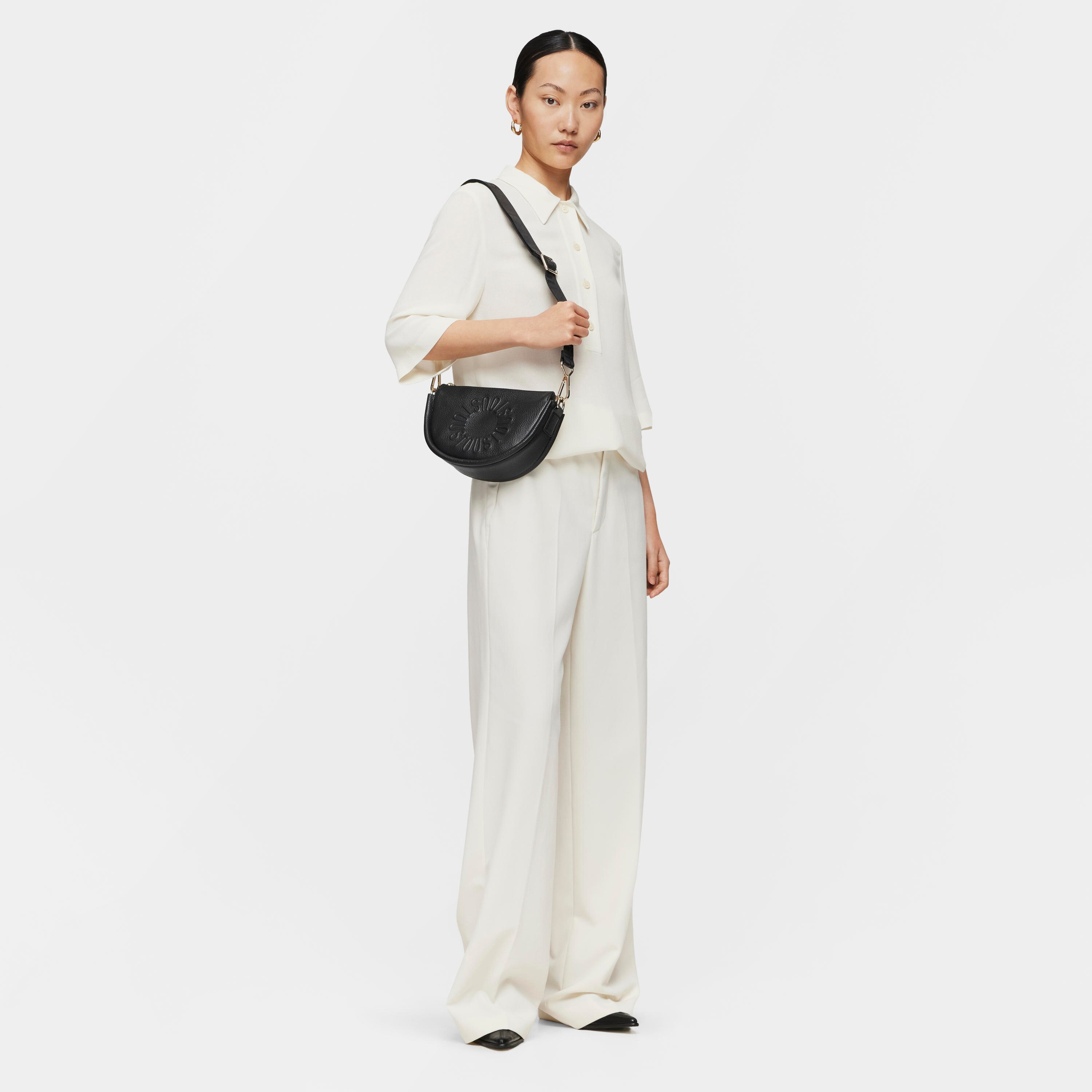 Medium black leather Crossbody bag TOUS Miranda | TOUS