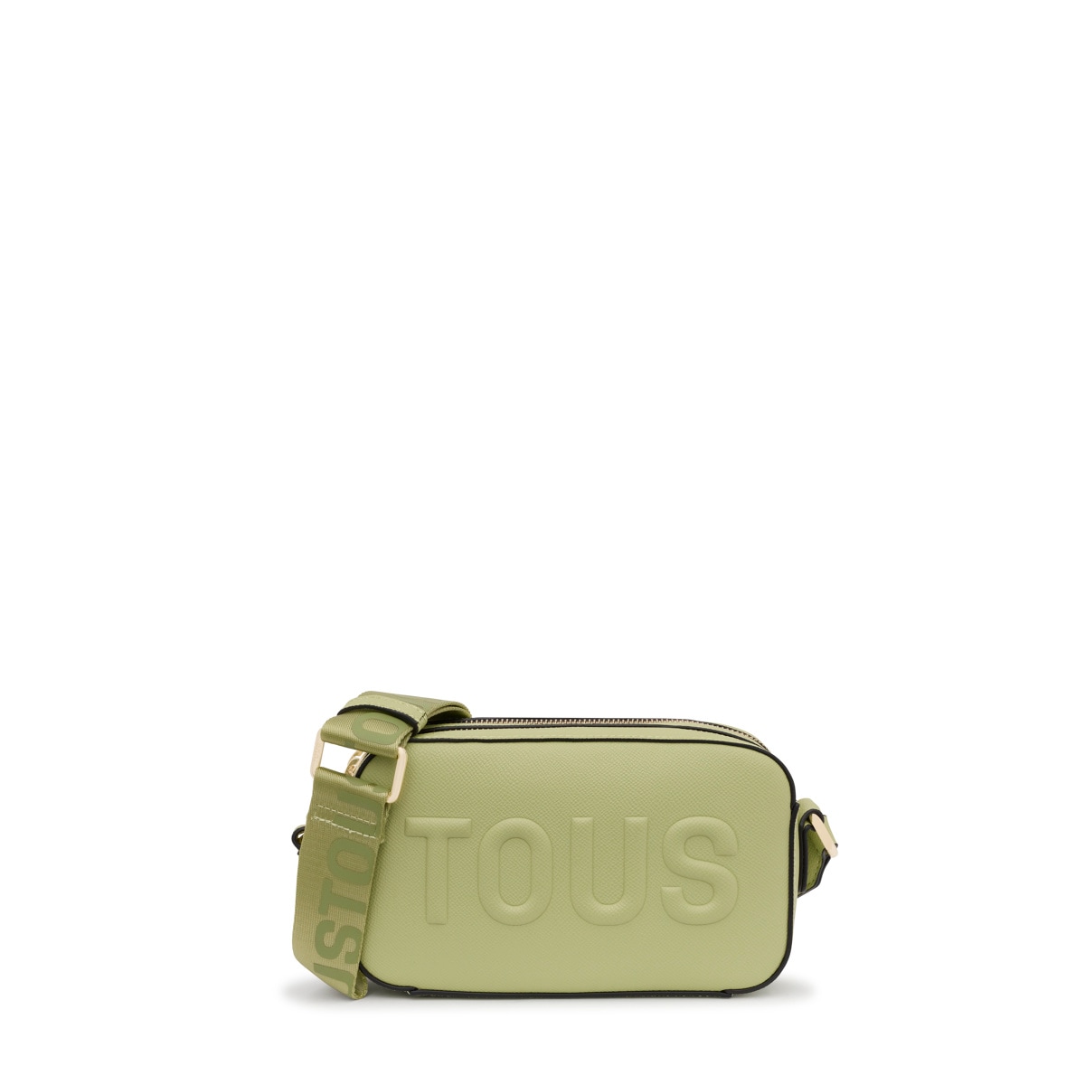 Green Crossbody reporter bag TOUS La Rue New