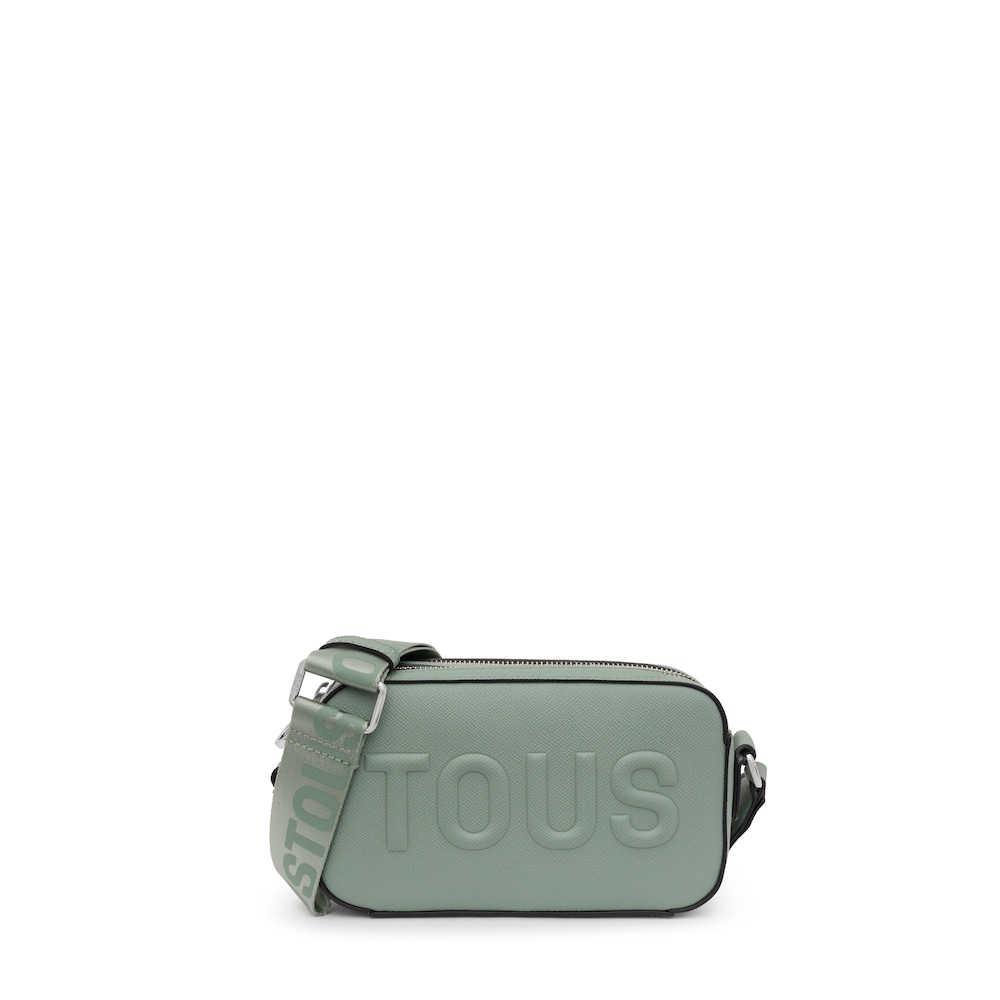 Stone gray TOUS La Rue New Crossbody reporter bag