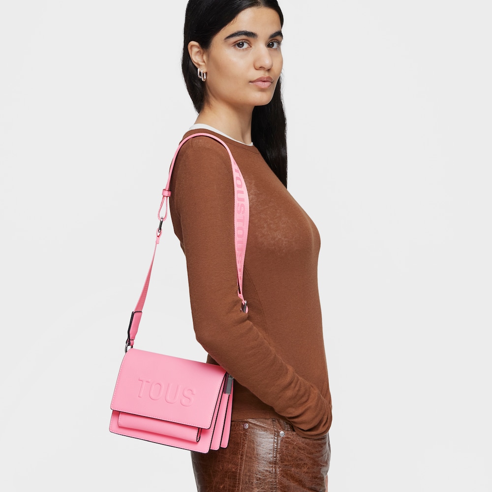 Mala de tiracolo pequena Audree rosa TOUS La Rue New