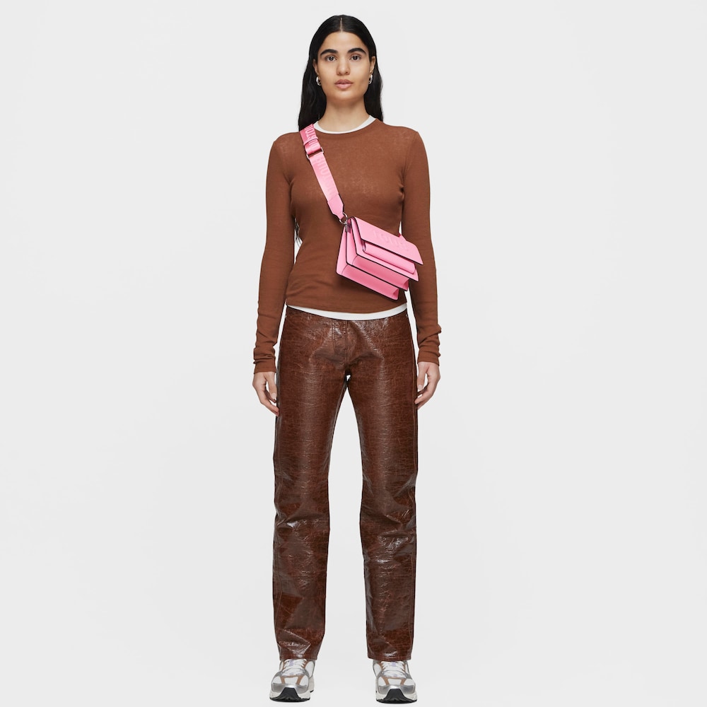 Mala de tiracolo pequena Audree rosa TOUS La Rue New