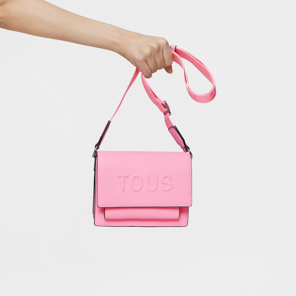 Bandolera pequeña Audree rosa TOUS La Rue New image number 6