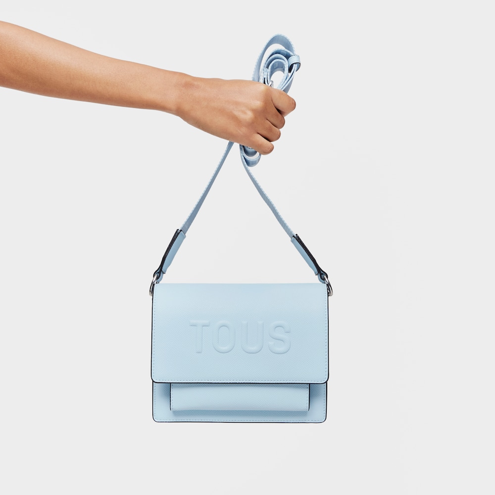 Mala de tiracolo pequena Audree azul-claro TOUS La Rue New