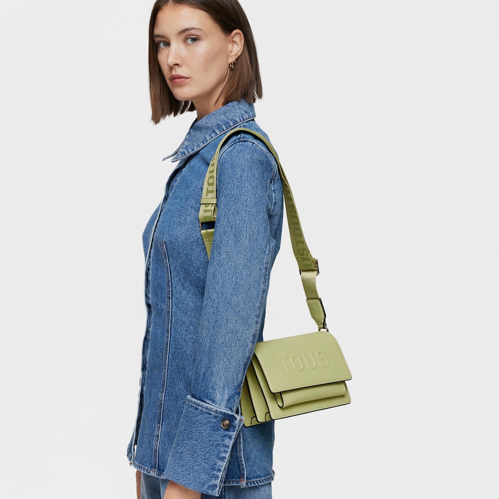 Mala de tiracolo pequena Audree verde TOUS La Rue New