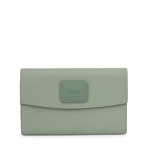 Billetera grande Flap gris piedra TOUS Lucia
