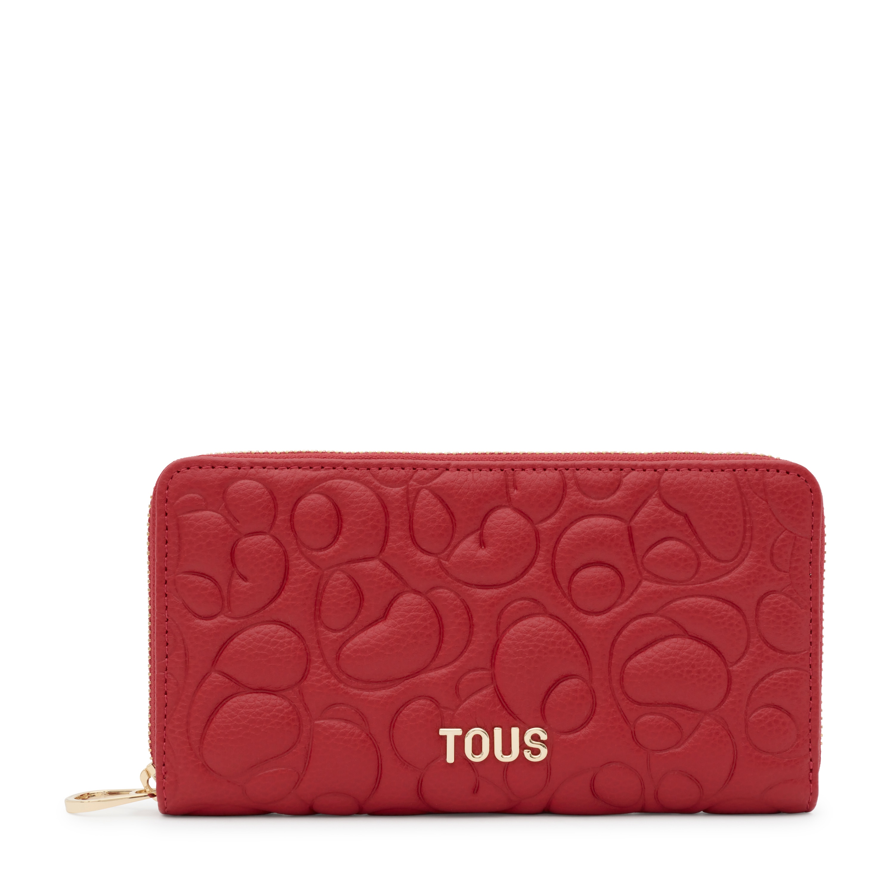 Red leather Wallet TOUS Greta