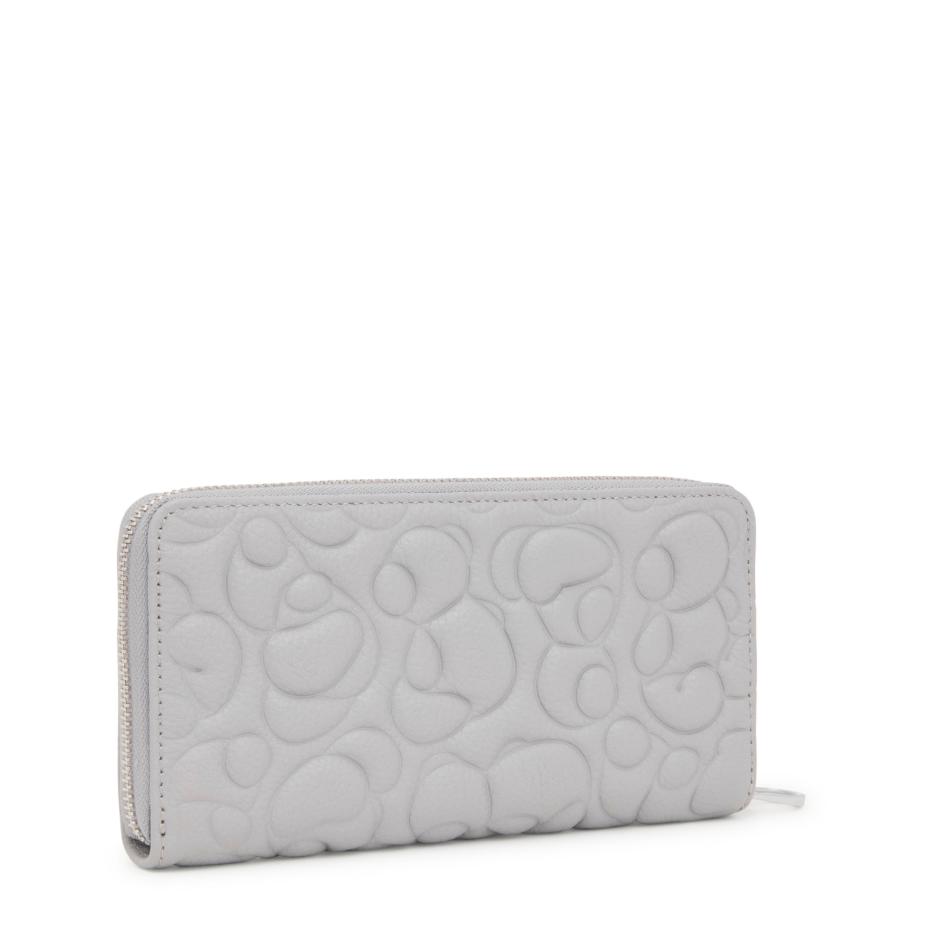 Gray leather Wallet TOUS Greta