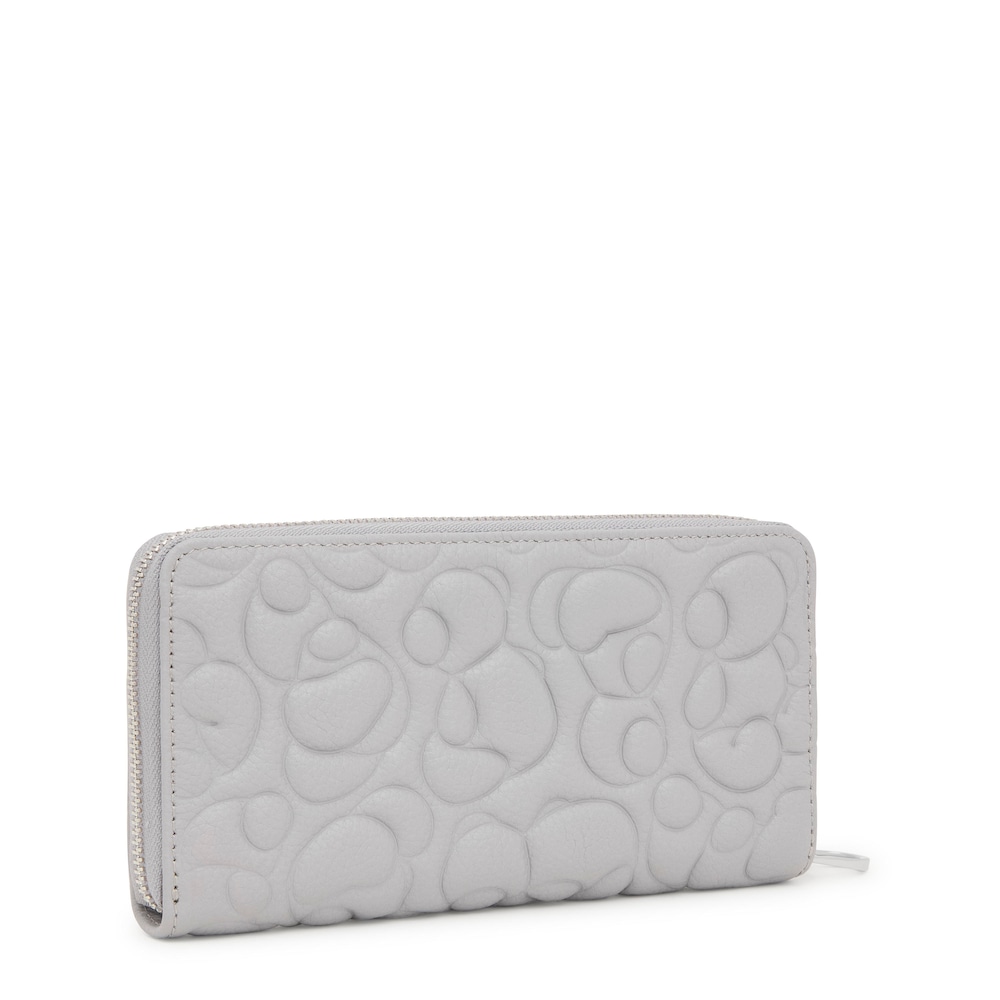 Billetera de piel gris TOUS Greta image number 1