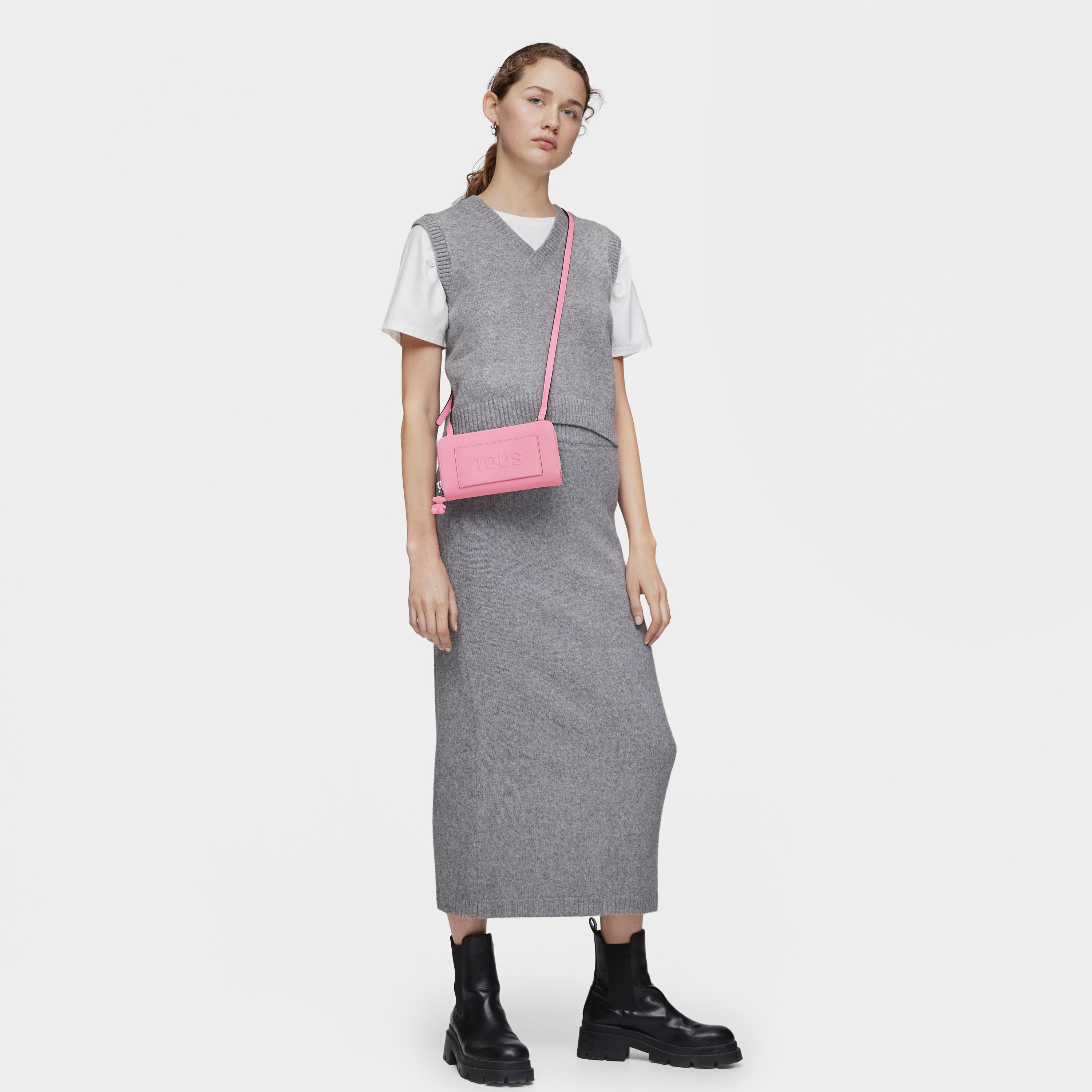 Pink Wallet-cellphone case TOUS La Rue New