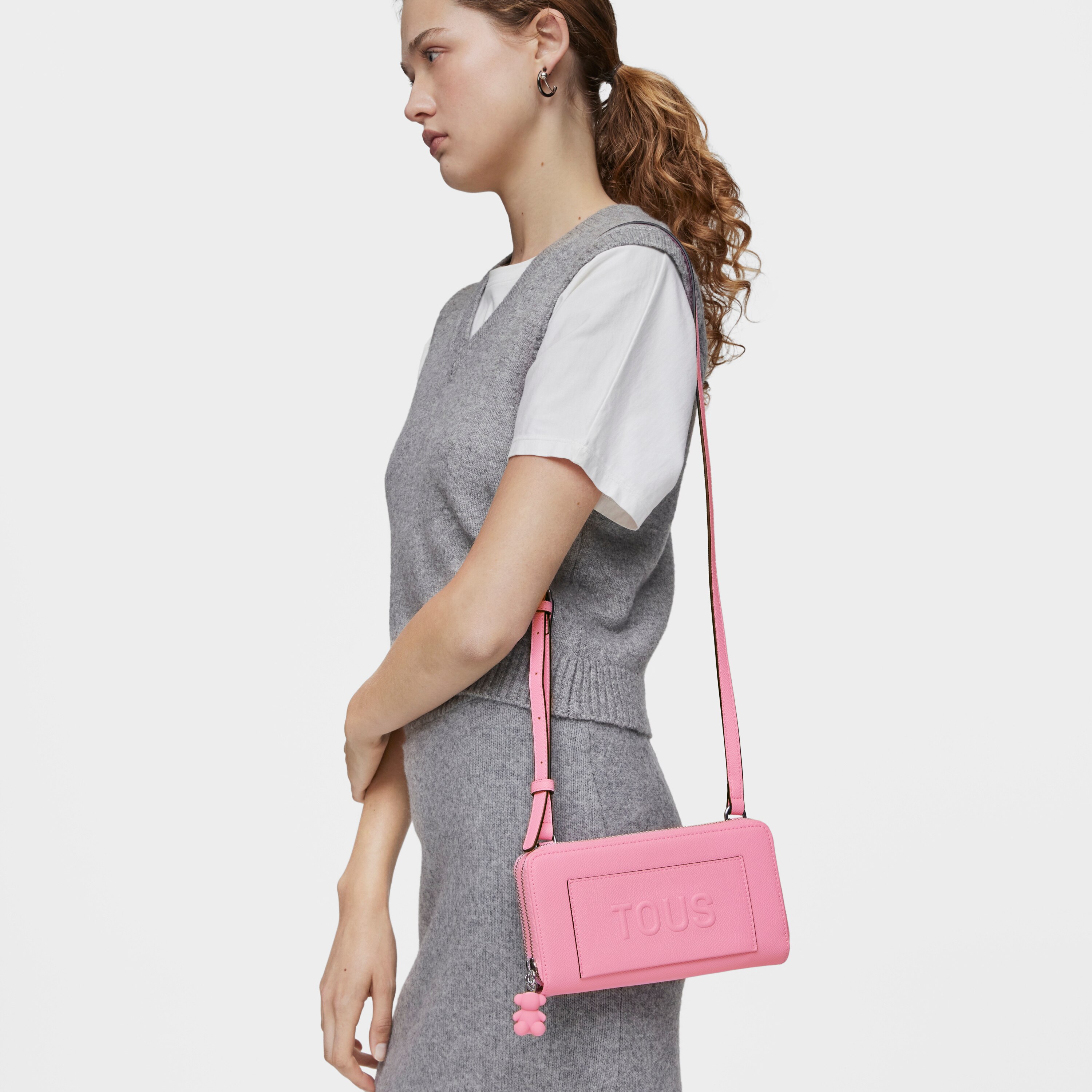 Pink Wallet-cellphone case TOUS La Rue New