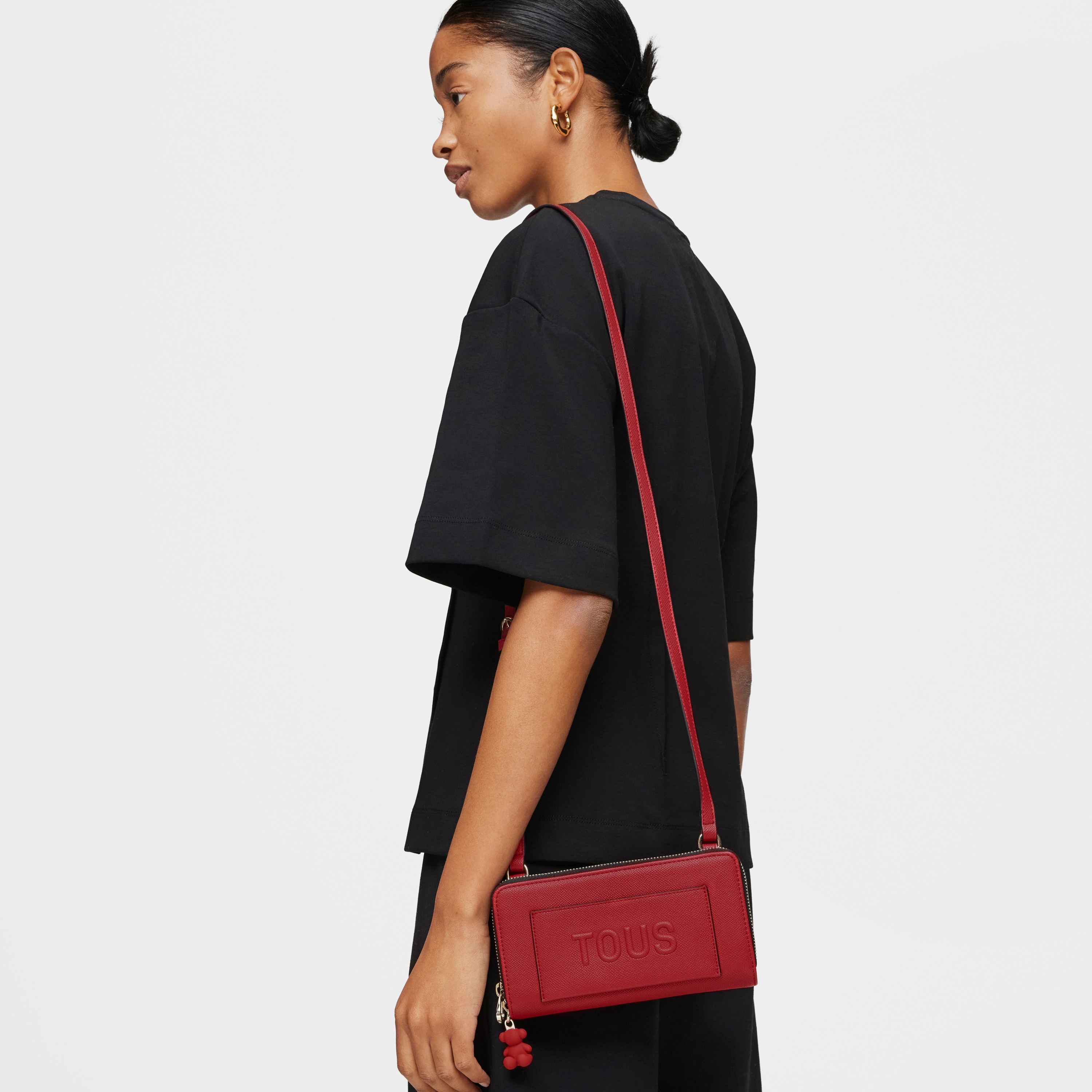 Russet Wallet-cellphone case TOUS La Rue New