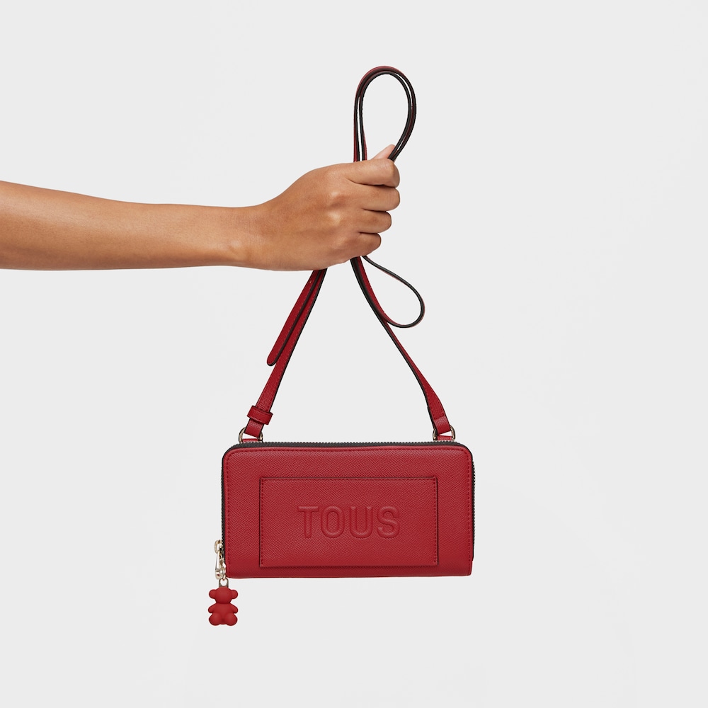 Russet Wallet-cellphone case TOUS La Rue New