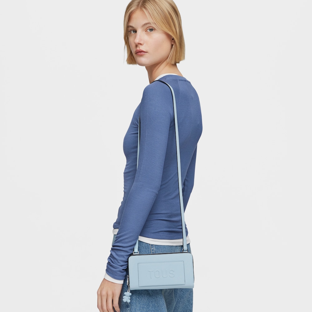 Light blue TOUS La Rue New Wallet-Cellphone case