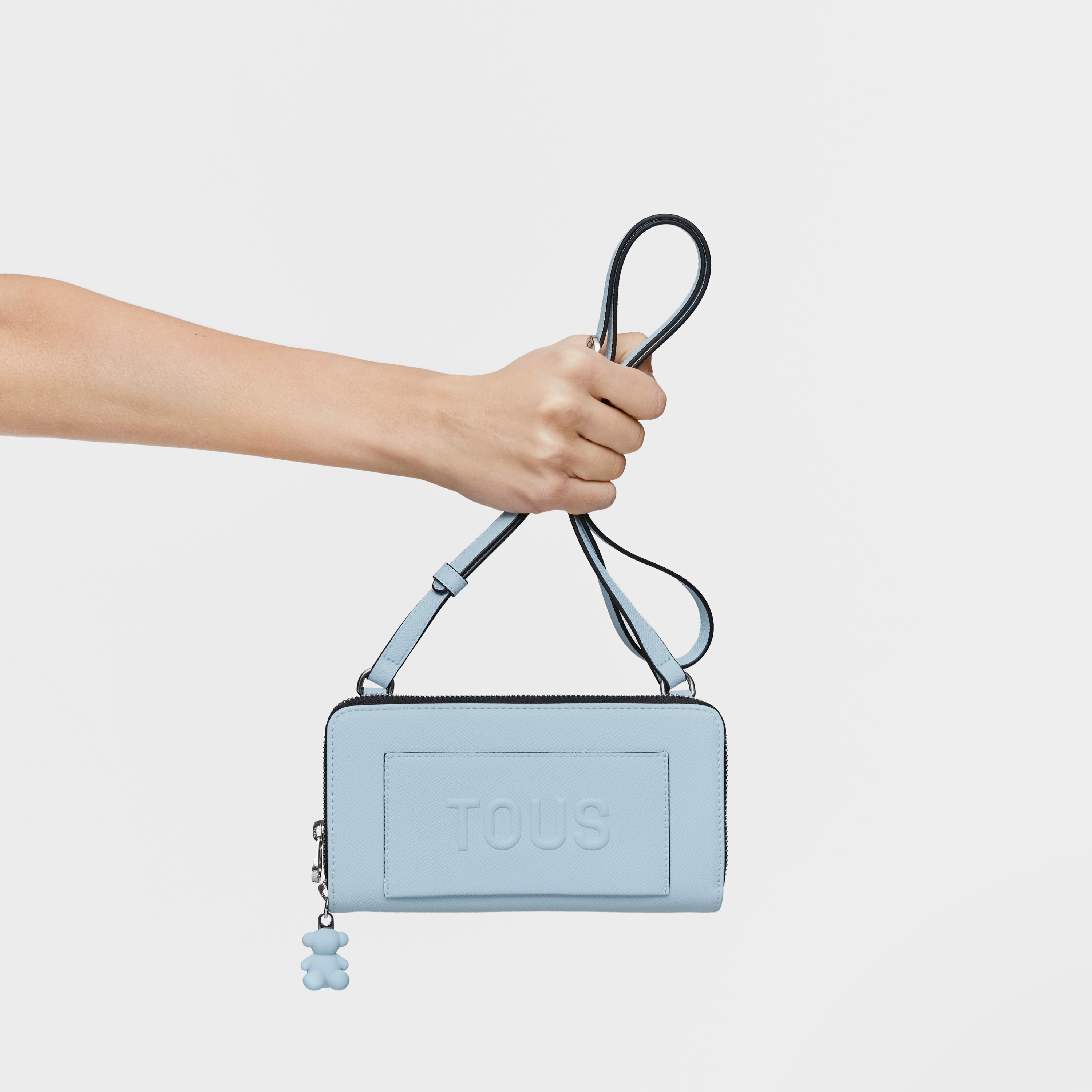 Light blue TOUS La Rue New Wallet-Cellphone case