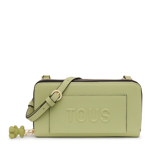 Green Wallet-cellphone case TOUS La Rue New