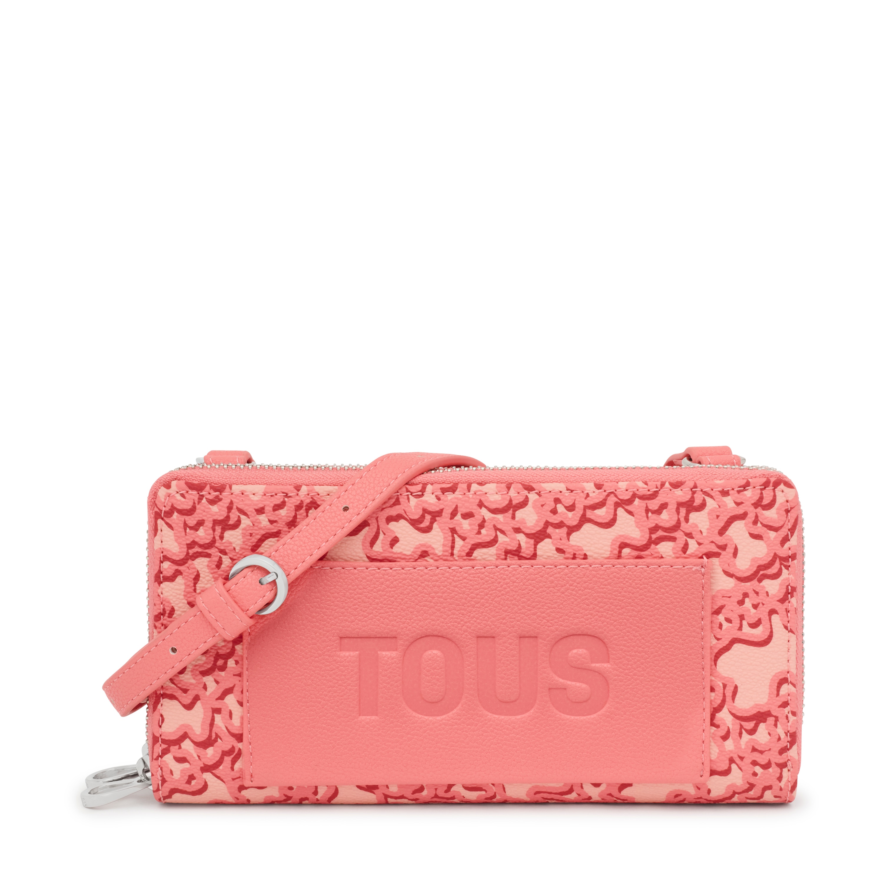 Coral-colored Wallet-cellphone case Kaos Mini Evolution