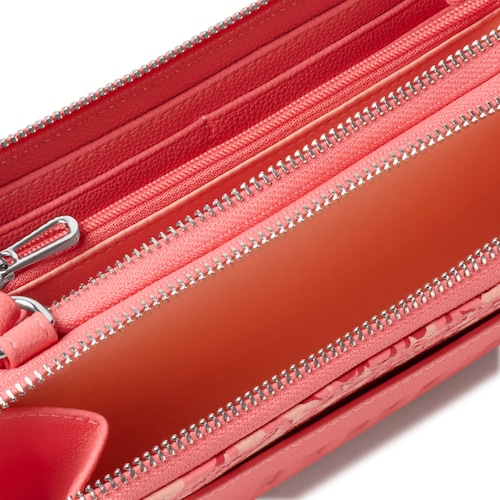 Coral-colored Wallet-cellphone case Kaos Mini Evolution