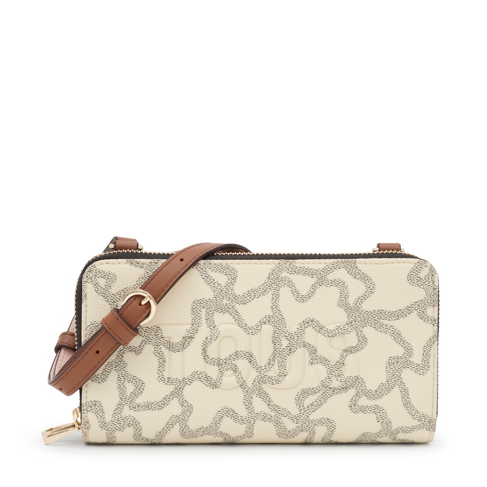 Billetera portamóvil beige Kaos Icon image number 0