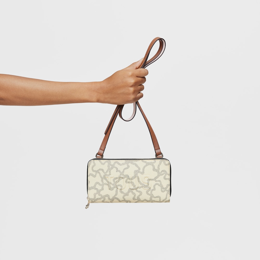 Billetera portamóvil beige Kaos Icon image number 5