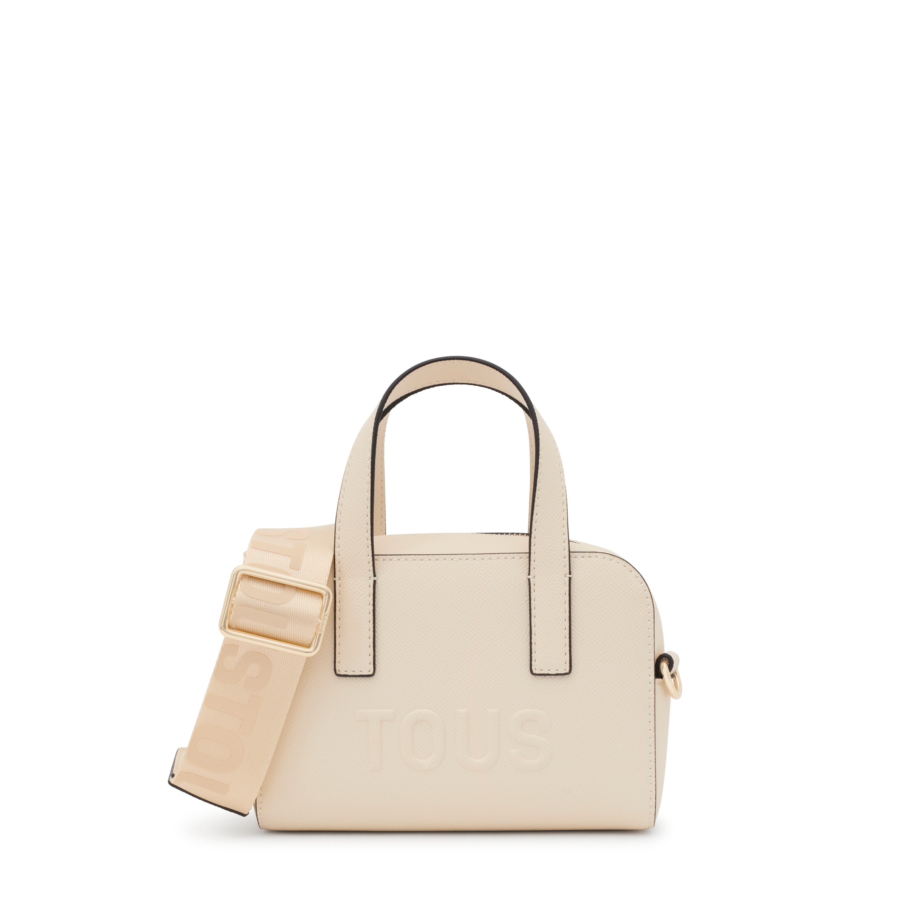 Small beige Bowling bag TOUS La Rue New