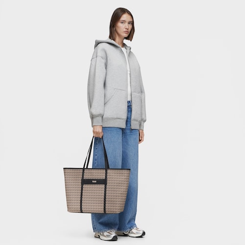 Large dark gray Tote bag TOUS MANIFESTO
