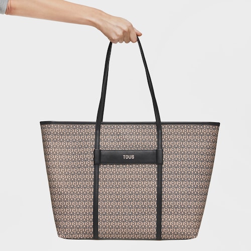 Large dark gray Tote bag TOUS MANIFESTO