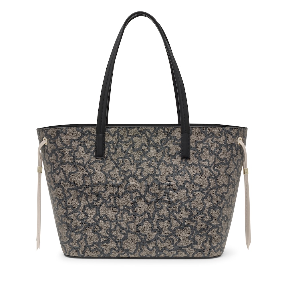 Large black Tote bag Kaos Icon