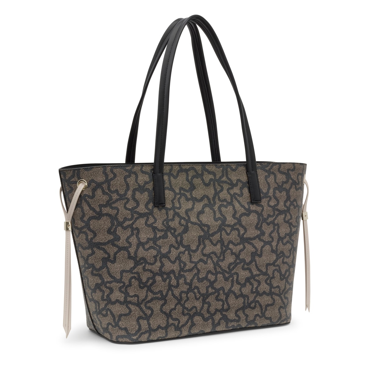 Large black Tote bag Kaos Icon