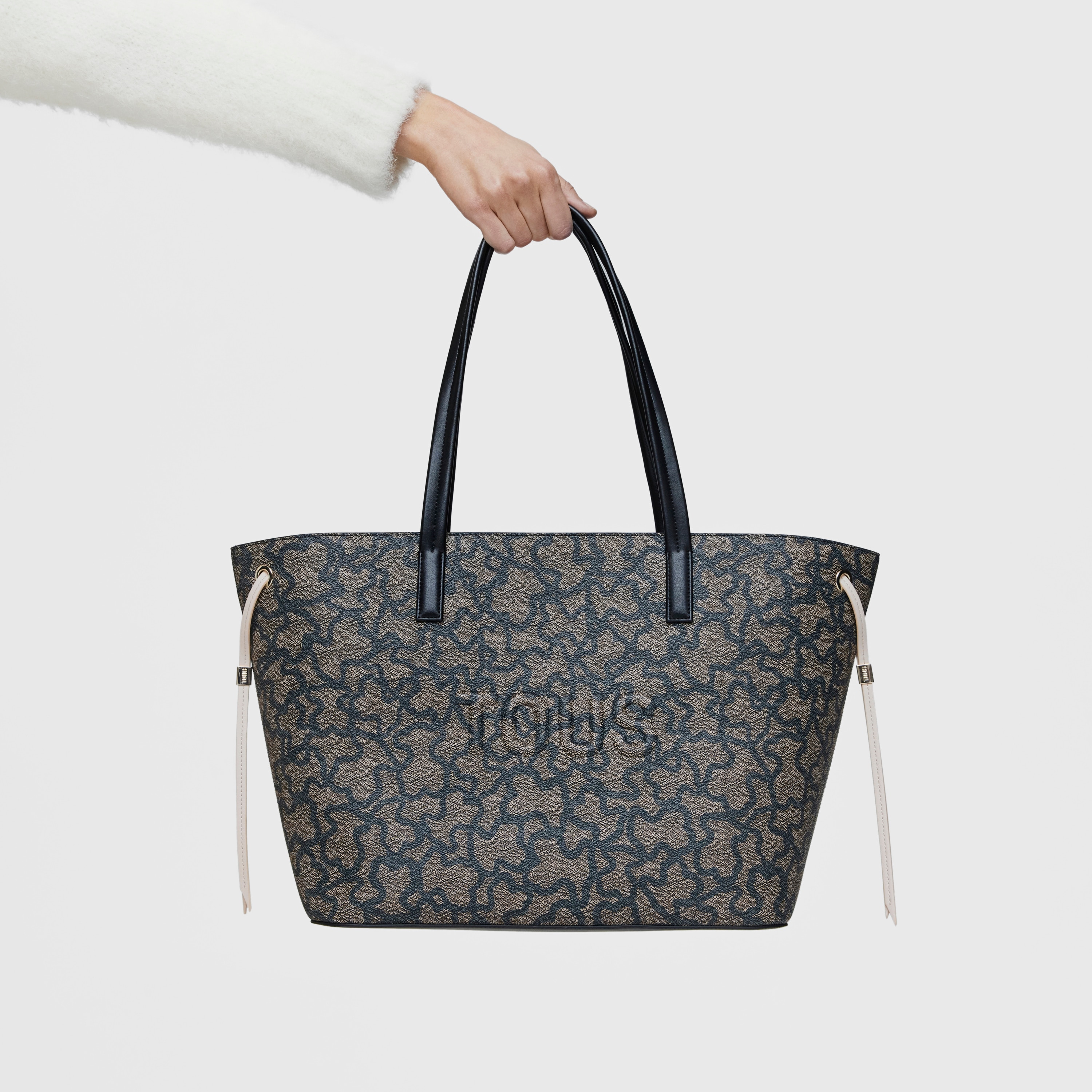 Large black Tote bag Kaos Icon