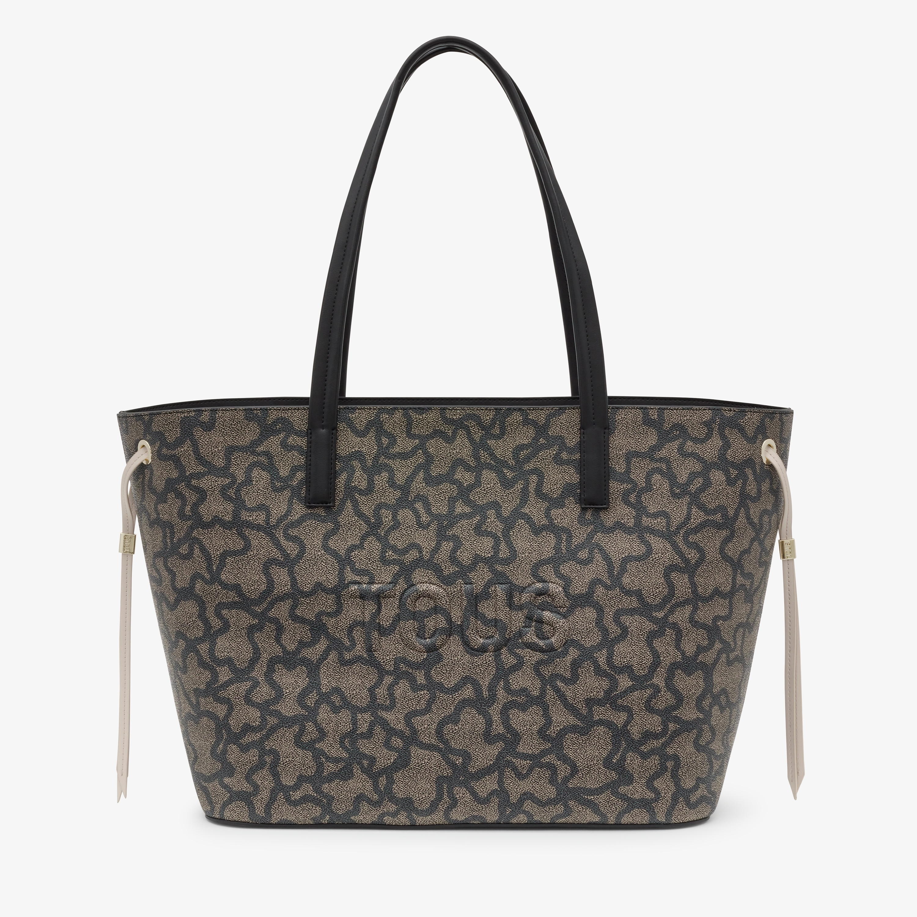 Large black Tote bag Kaos Icon