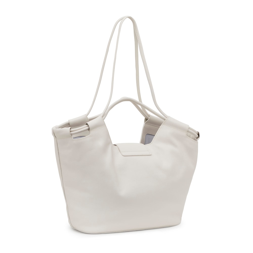 Large white leather Tote bag TOUS Sun