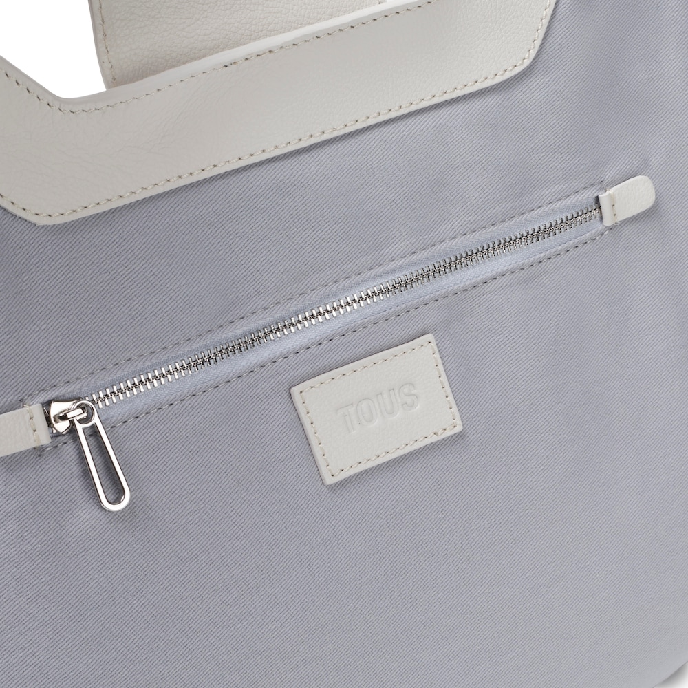 Large white leather Tote bag TOUS Sun