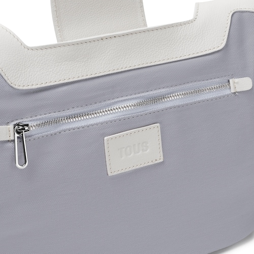 Medium white leather Tote bag TOUS Sun