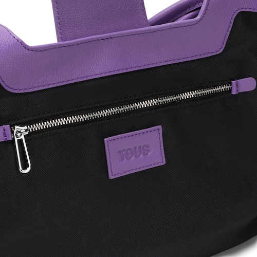 Medium purple leather Tote bag TOUS Sun