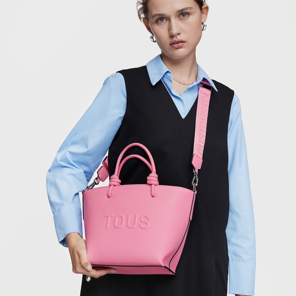 Small pink Tote bag TOUS La Rue New