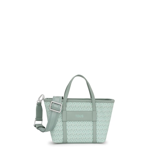 Small mint green Tote bag TOUS MANIFESTO