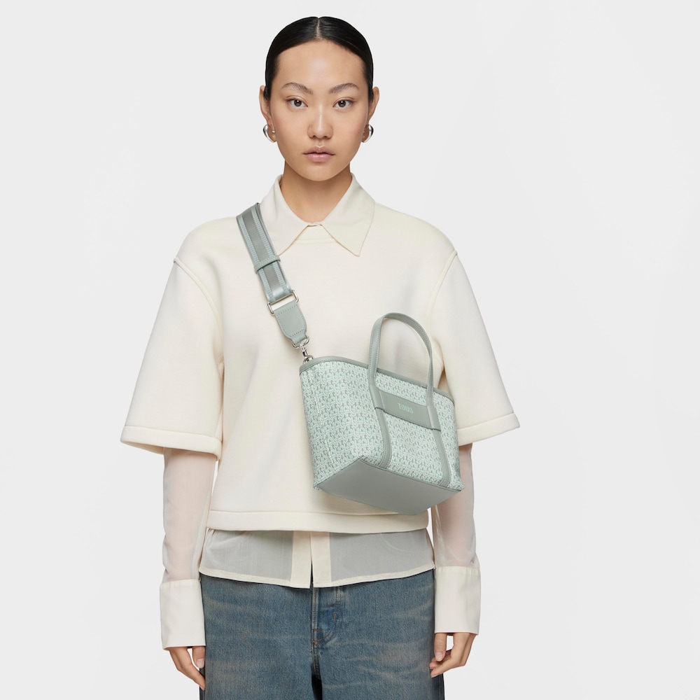 Small mint green Tote bag TOUS MANIFESTO