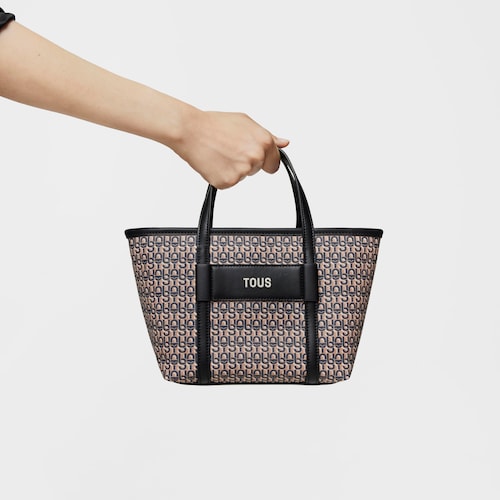 Tote bag pequena cinzento-escuro TOUS MANIFESTO