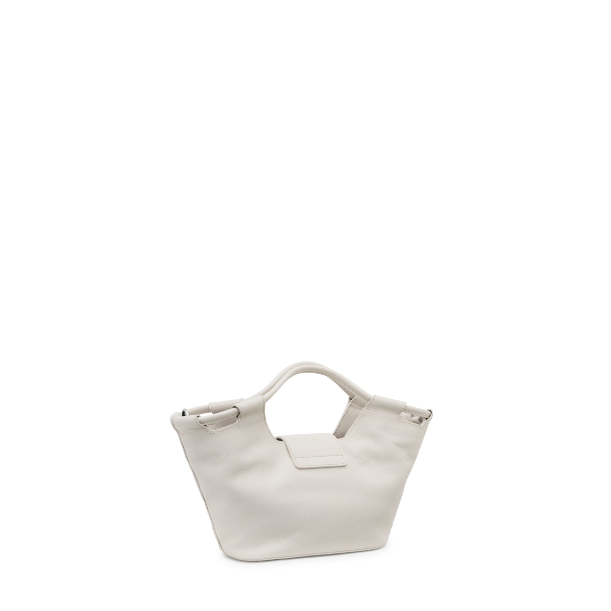 Small white leather Tote bag TOUS Sun