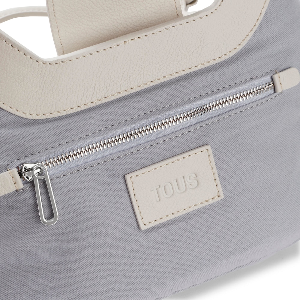 Small white leather Tote bag TOUS Sun