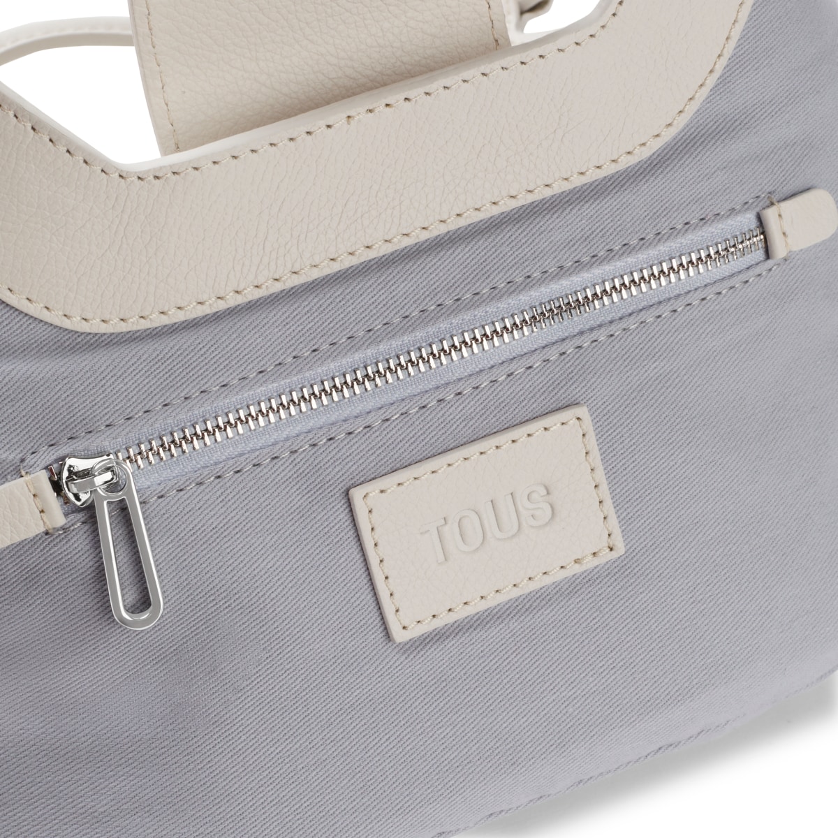 Small white leather Tote bag TOUS Sun