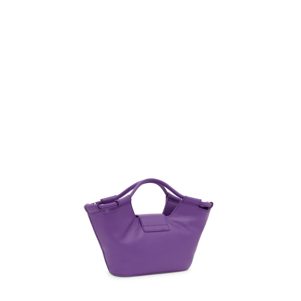 Small purple leather Tote bag TOUS Sun image number 1