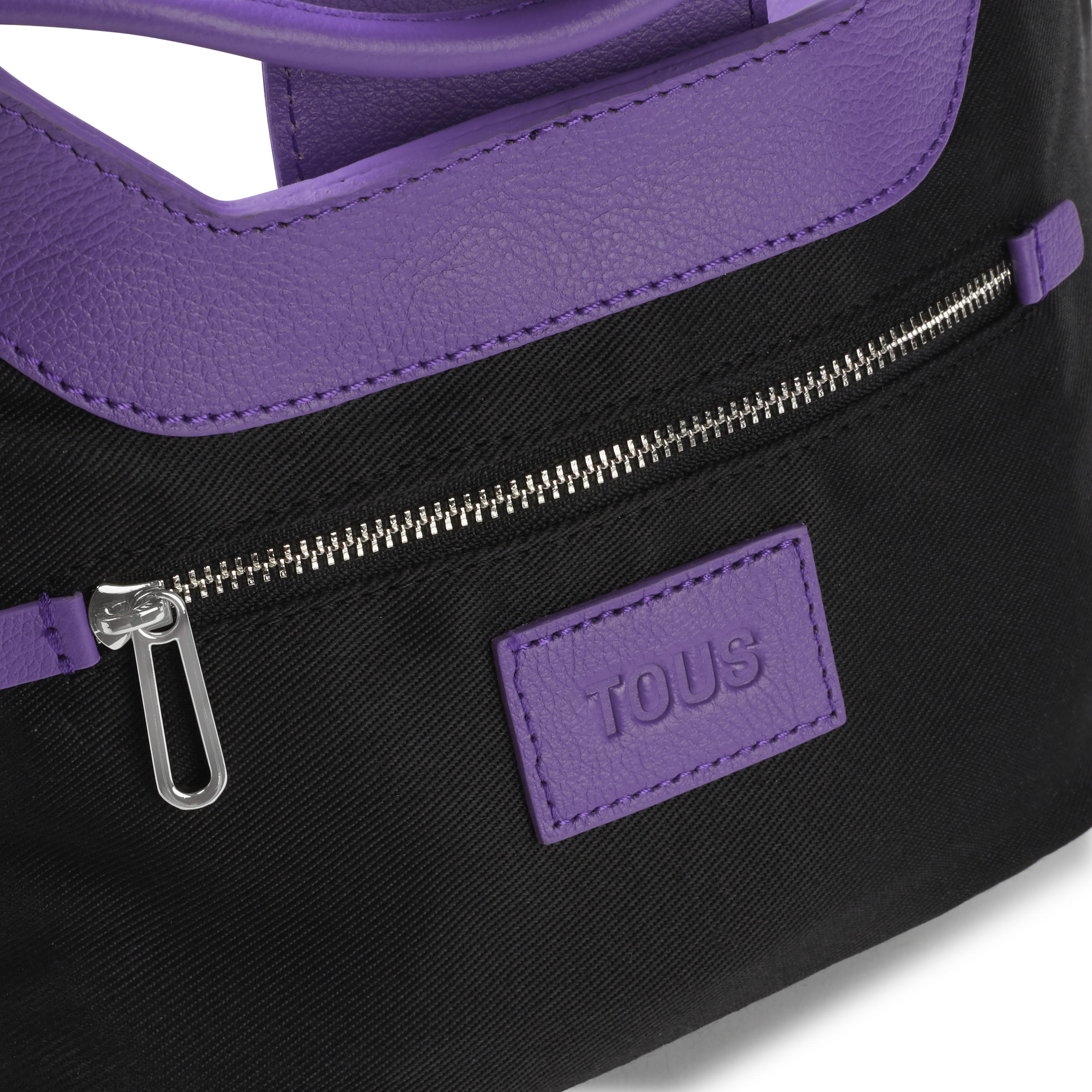 Small purple leather Tote bag TOUS Sun
