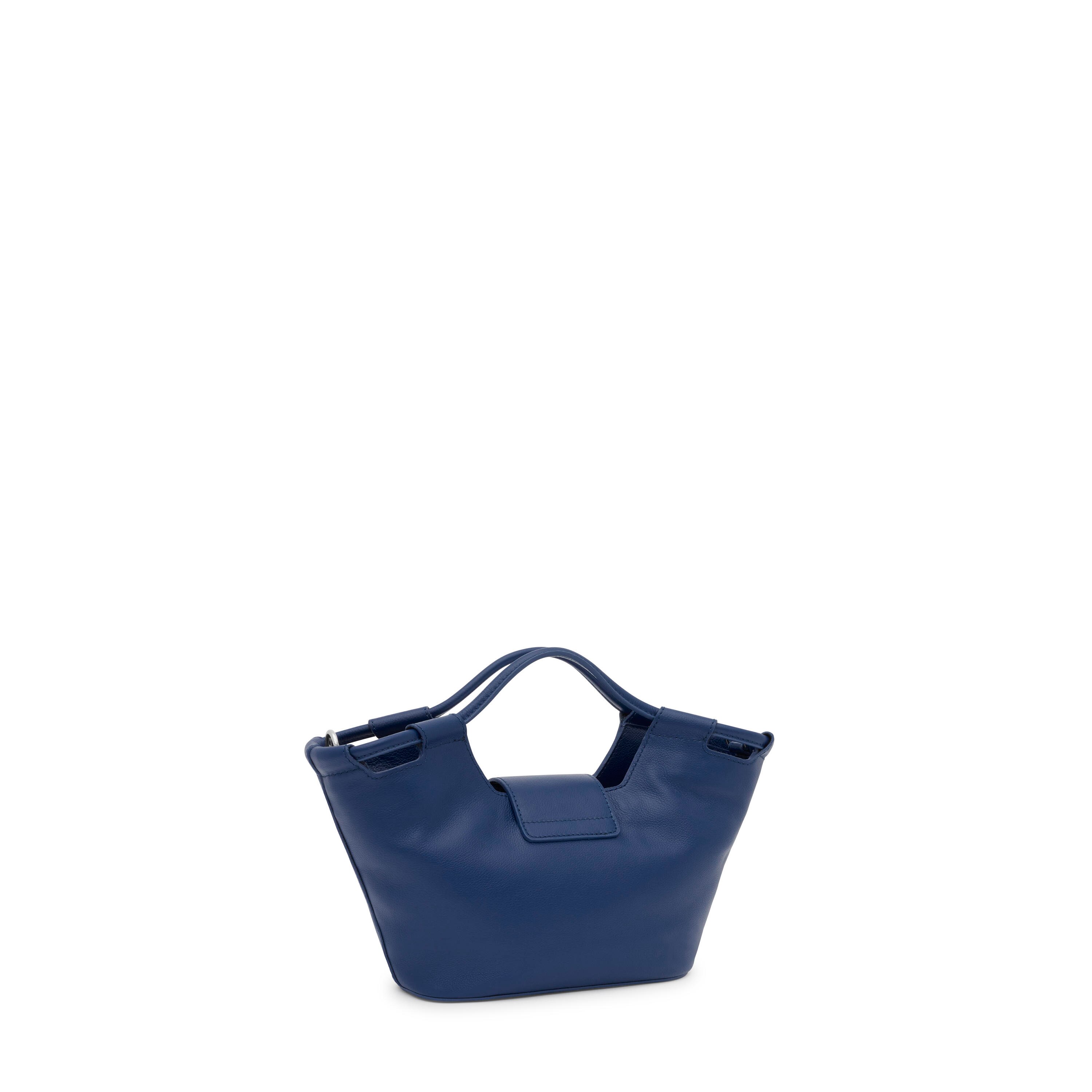 Small navy blue leather Tote bag TOUS Sun