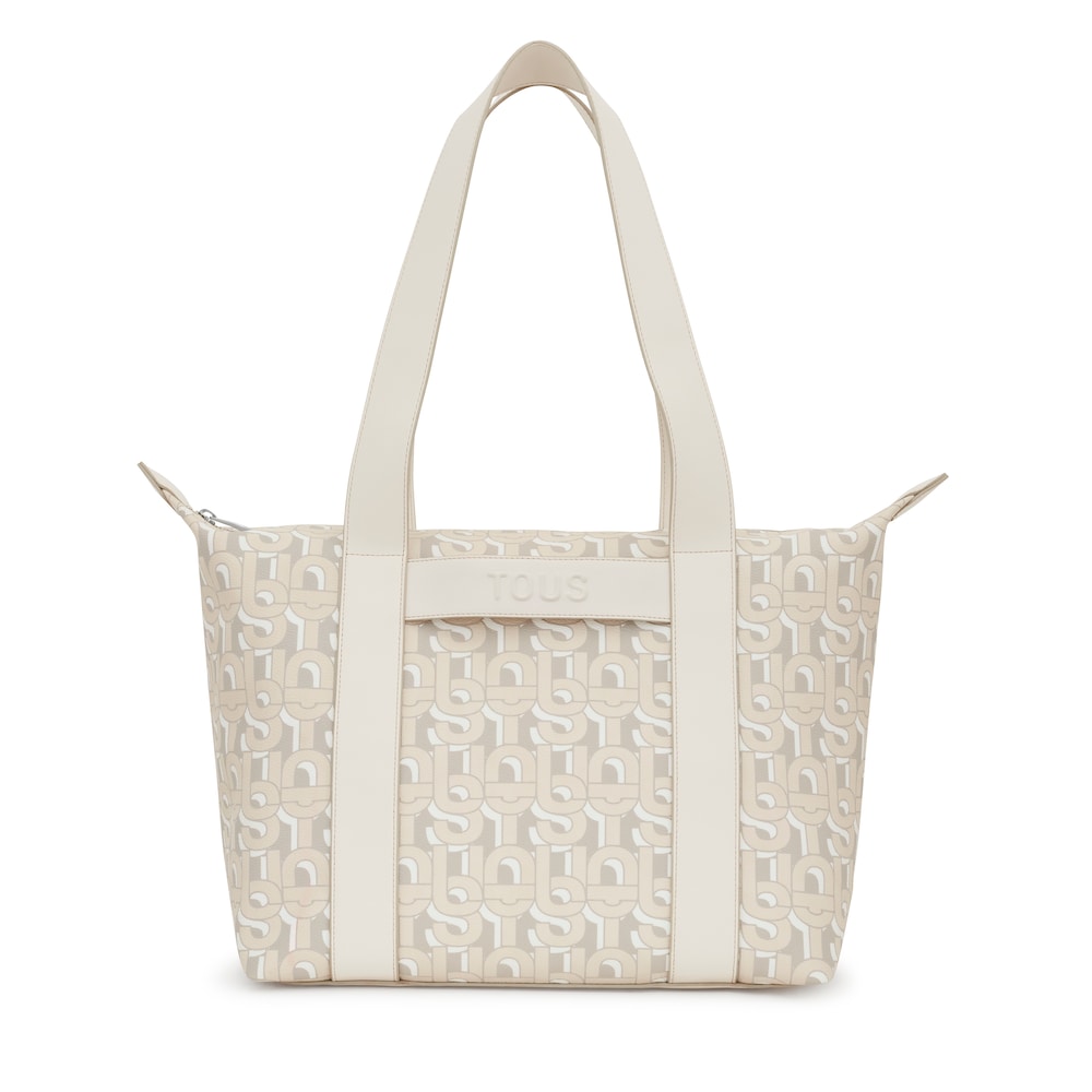 Capazo grande beige TOUS MANIFESTO image number 0